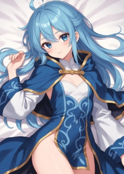 Aqua anime poszewka 40x80cm